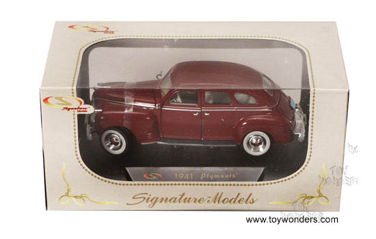Signature Models - Plymouth Hard Top (1941, 1:32, Burgundy) 32311BG