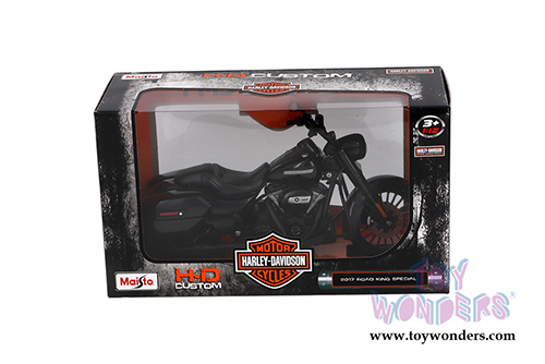 Maisto - HD Custom - King Road Special Harley-Davidson Motorcycles (2017, 1/12 scale diecast model car, Black) 32336