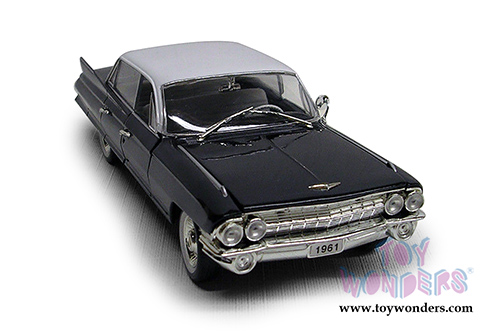 Signature Models - Cadillac Sedan DeVille Hardtop (1961, 1/32 scale diecast model car, Black) 32362BLACK