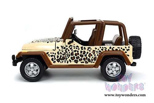 Jada Toys Just Trucks - Jeep® Wrangler with Extra Wheels (1992, 1/24 scale diecast model car, Beige) 32426/4