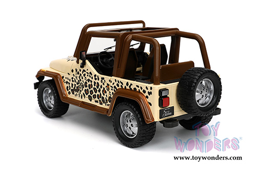 Jada Toys Just Trucks - Jeep® Wrangler with Extra Wheels (1992, 1/24 scale diecast model car, Beige) 32426/4