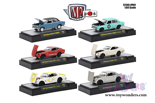 Castline M2 Machines - Auto - Japan | Datsun Assortment Release 1 (1/64 scale diecast model car, Asstd.) 32500/JPN01