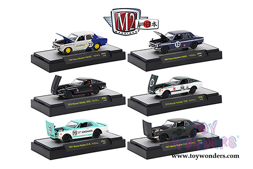 Castline M2 Machines | Auto-Japan Assortment Release 2 (1/64 scale diecast model car, Asstd.) 32500/JPN02