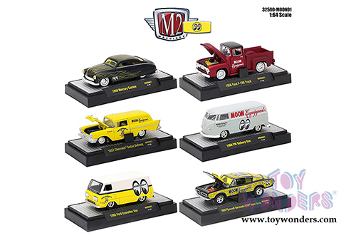 Castline M2 Machines - Mooneyes Release 1 (1/64 scale diecast model car, Asstd.) 32500/MOON01