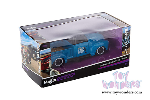 Maisto Design - Outlaws | Chevrolet&reg; 3100 Pickup Truck (1950, 1/25 scale diecast model car, Blue) 32506BU