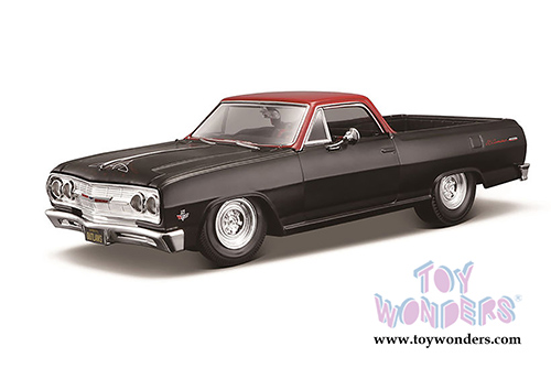 Maisto Design - Outlaws | Chevrolet&reg; El Camino&trade; (1965, 1/25 scale diecast model car, Black/Red) 32517BK