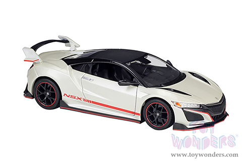 Maisto Design - Exotics | Acura NSX Hardtop (2018, 1/24 scale diecast model car, White) 32536W