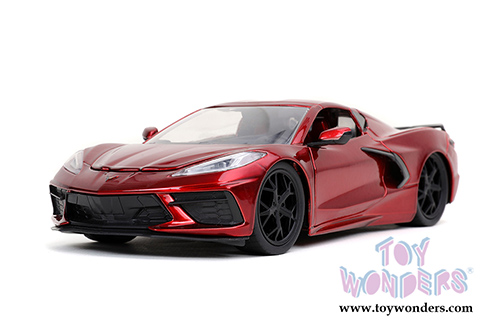 Jada Toys Bigtime Muscle - Chevrolet® Corvette® Stingray Hardtop (2020, 1/24 scale diecast model car, Candy Red) 32538/4