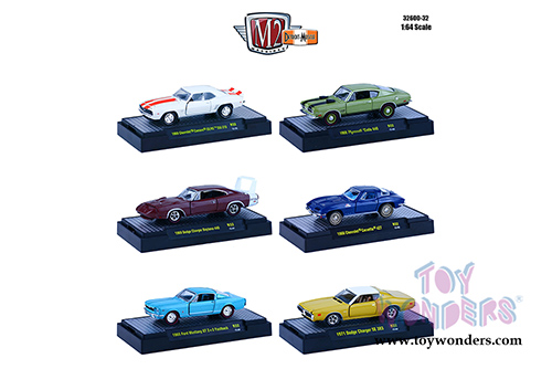 Castline M2 Machines - Detroit Muscle Release 32 (1/64 scale diecast model car, Asstd.) 32600/32