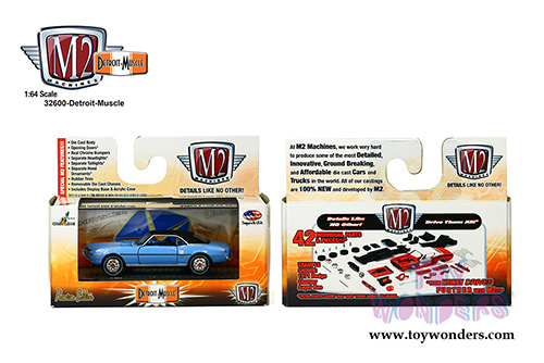 Castline M2 Machines - Detroit Muscle Release 33 (1/64 scale diecast model car, Asstd.) 32600/33