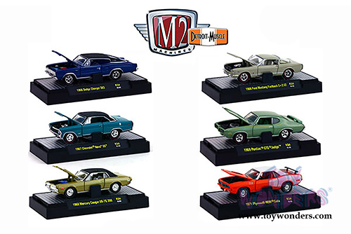 Castline M2 Machines - Detroit Muscle Release 34 (1/64 scale diecast model car, Asstd.) 32600/34