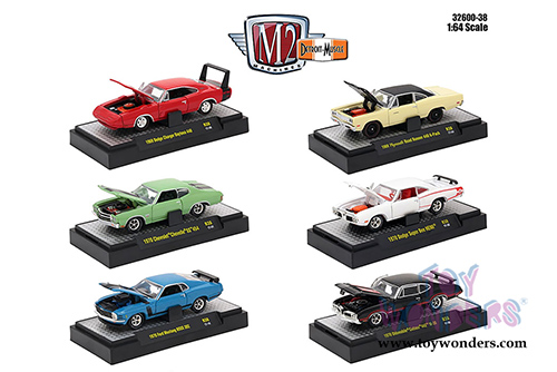 Castline M2 Machines - Detroit Muscle Release 38 (1/64 scale diecast model car, Asstd.) 32600/38