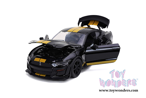 Jada Toys Bigtime Muscle - Ford Mustang Shelby® GT500® Hardtop (2020, 1/24 scale diecast model car, Glossy Black) 32661/4