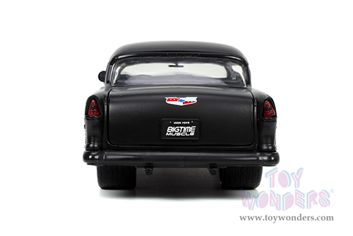 Jada Toys Bigtime Muscle - Chevrolet® Bel Air® #24 Hardtop (1955, 1/24 scale diecast model car, Purple/Black) 32699