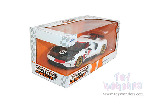 Jada Toys Bigtime Muscle - Ford Gt #98 Hardtop (2021, 1/24 scale diecast model car, White) 32700/4