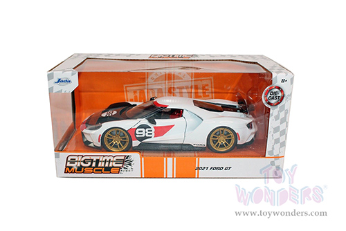 Jada Toys Bigtime Muscle - Ford Gt #98 Hardtop (2021, 1/24 scale diecast model car, White) 32700/4