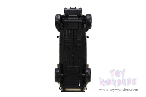 Jada Toys Just Trucks - Jeep® Gladiator Rubicon Pickup Truck with Roof Rack with Extra Wheels (2020, 1/24 scale diecast model car, Cream) 32711