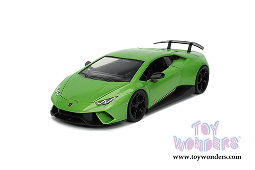 Jada Toys Hyper-Spec - Lamborghini Huracan Performante Hardtop (1/24, diecast model car, Green) 32715/4