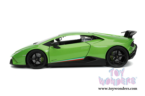 Jada Toys Hyper-Spec - Lamborghini Huracan Performante Hardtop (1/24, diecast model car, Green) 32715/4