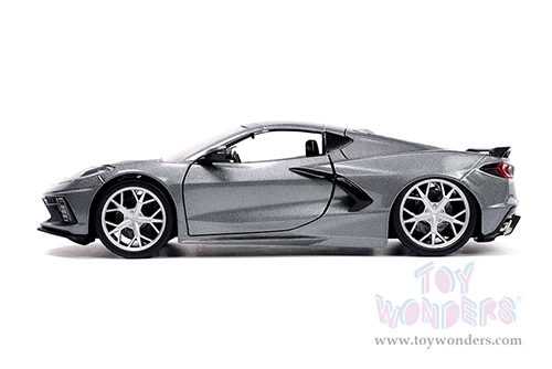 Jada Toys Hyper-Spec - Chevrolet&reg; Corvette&reg; Stingray C8 Hardtop (2020, 1/24, diecast model car, Dark Gray) 32716/4