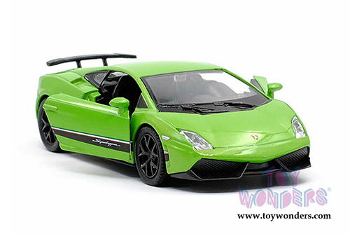 Jada Toys Hyper-Spec - Lamborghini Gallardo Superleggera Hardtop (1/24, diecast model car, Green/Black) 32717/4