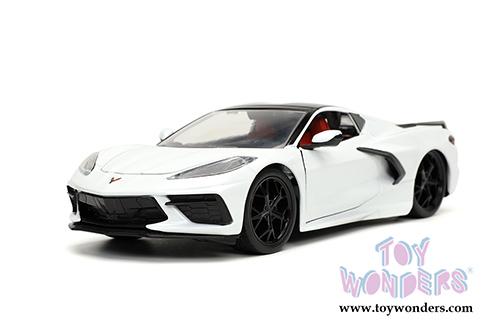 Jada Toys Hyper-Spec - Chevrolet&reg; Corvette&reg; Stingray C8 Hardtop (2020, 1/24, diecast model car, White/Black) 32718/4