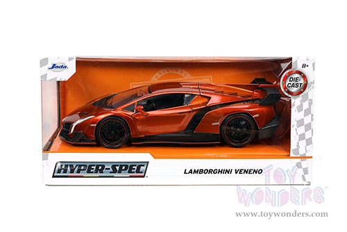 Jada Toys Hyper-Spec - Lamborghini Veneno Hardtop (1/24 scale diecast model car, Bronze) 32723/4