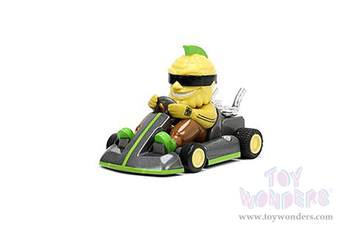 Jada Toys Fart Karts - Captain Corn with 5 Fart Sounds (3.5" diecast model car, Black) 32788