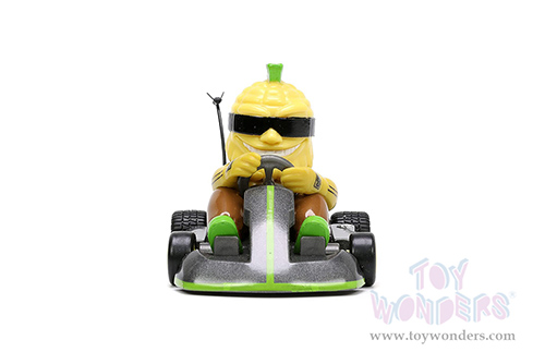 Jada Toys Fart Karts - Captain Corn with 5 Fart Sounds (3.5" diecast model car, Black) 32788