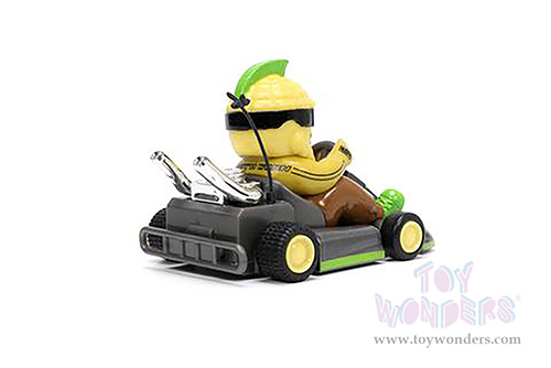 Jada Toys Fart Karts - Captain Corn with 5 Fart Sounds (3.5" diecast model car, Black) 32788