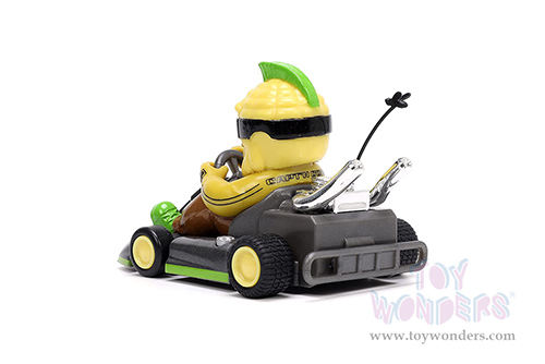 Jada Toys Fart Karts - Captain Corn with 5 Fart Sounds (3.5" diecast model car, Black) 32788