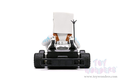 Jada Toys Fart Karts - Cool Wipes with 5 Fart Sounds (3.5" diecast model car, White) 32789