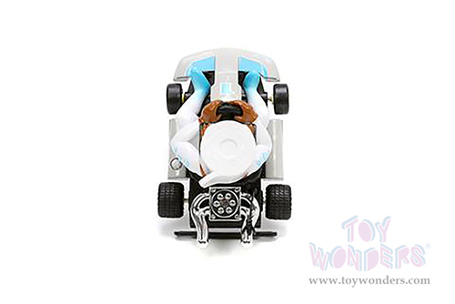 Jada Toys Fart Karts - Cool Wipes with 5 Fart Sounds (3.5" diecast model car, White) 32789