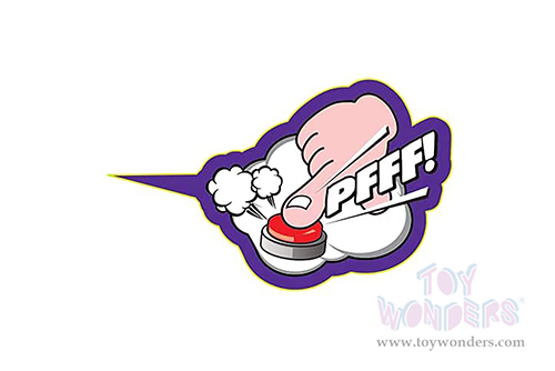 Jada Toys Fart Karts - The Stench with 5 Fart Sounds (3.5" diecast model car, Turquoise) 32790