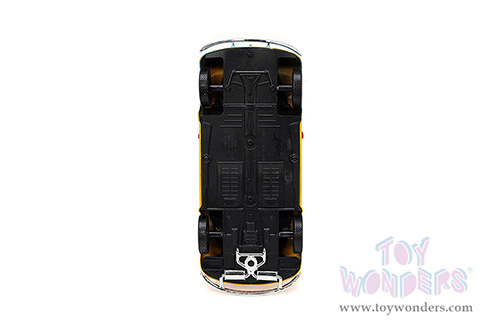 Jada Toys - Hollywood Rides | Volkswagen Beetle Taxi "Oscar's Taxi Service" with Oscar the Grouch Diecast Figure "Sesame Street&reg;" (1959, 1/24, diecast model car, Yellow/Blue/Red) 32801