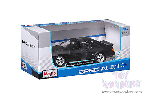 Maisto - Special Edition | Toyota Sprinter Trueno AE86 (1/24 scale diecast model car, Black) 32916BK