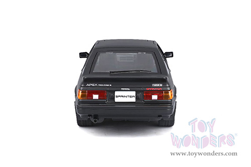 Maisto - Special Edition | Toyota Sprinter Trueno AE86 (1/24 scale diecast model car, Black) 32916BK