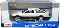 Maisto - Special Edition | Toyota Sprinter Trueno AE86 (1/24 scale diecast model car, White) 32916WT