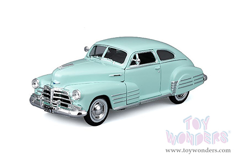 Maisto - Special Edition | Chevrolet® Fleetline Aerosedan (1948, 1/24 scale diecast model car, Light Green) 32921GN