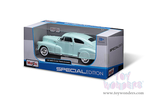 Maisto - Special Edition | Chevrolet® Fleetline Aerosedan (1948, 1/24 scale diecast model car, Light Green) 32921GN