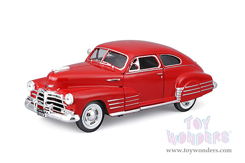 Maisto - Special Edition | Chevrolet® Fleetline Aerosedan (1948, 1/24 scale diecast model car, Red) 32921R