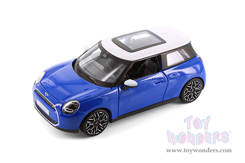 Showcasts® Collectibles - Mini Cooper SE (JO1)(2024, 1/24 scale diecast model car, Blue) 32926D MAP: $19.99