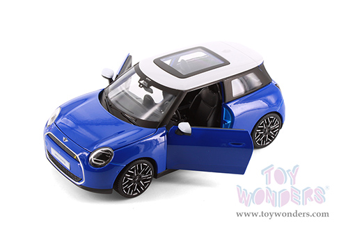 Showcasts® Collectibles - Mini Cooper SE (JO1)(2024, 1/24 scale diecast model car, Blue) 32926D MAP: $19.99