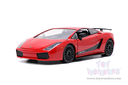 Jada Toys Hyper-Spec - Lamborghini Gallardo Superleggera Hardtop (1/24 scale diecast model car, Red) 32945/4