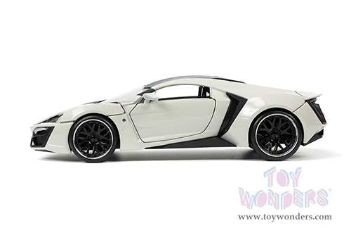 Jada Toys Hyper-Spec - Lykan Hypersport Hardtop (1/24, diecast model car, White/Black) 32947/4