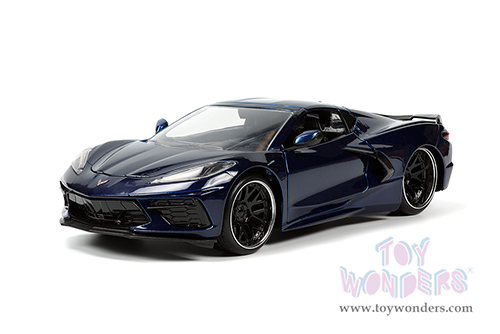Jada Toys Hyper-Spec - Chevrolet® Corvette® Stingray C8 Hardtop (2020, 1/24, diecast model car, Dark Blue) 32949/4