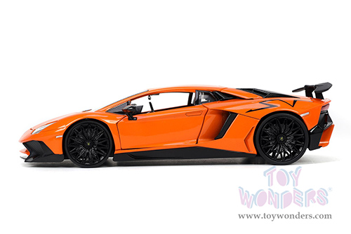Jada Toys Hyper-Spec - Lamborghini Aventador SV Hardtop (1/24, diecast model car, Orange) 32950/4