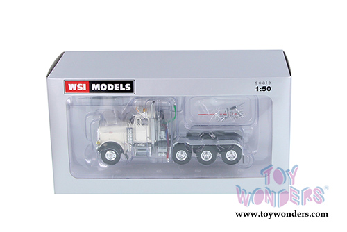 WSI Models - Peterbilt 379 8X4 4 Axle Truck (1/50 scale diecast model car, White) 33-2014