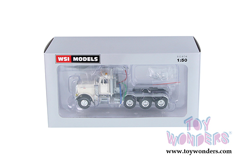 WSI Models - Kenworth T800 8X4 4 Axle Truck (1/50 scale diecast model car, White) 33-2016