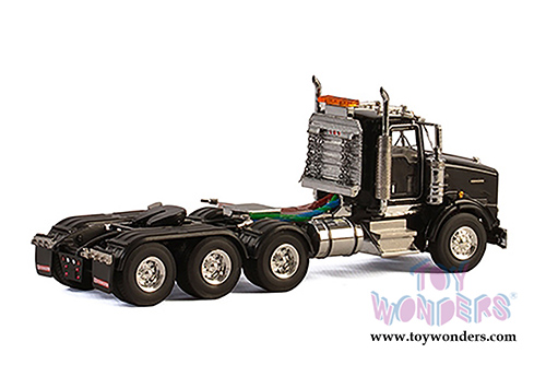 WSI Models - Kenworth T800 8X4 4 Axle Truck (1/50 scale diecast model car, Black) 33-2017
